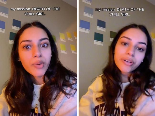 Dozens of  TikTokers have called for the “death” of a long-held unrealistic dating myth, calling on women to “drop the act”. Picture: TikTok