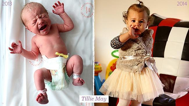 Tillie May Mother Skye Williams: Tillie is such a happy baby, she is walking and talking 