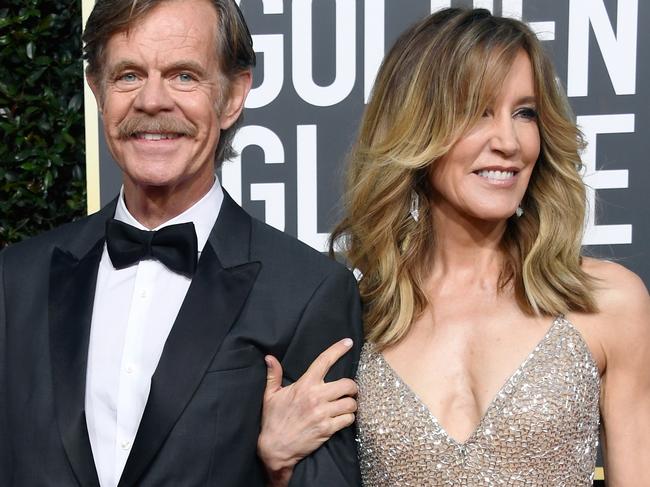 William H. Macy and Felicity Huffman. Picture: Frazer Harrison/Getty Images