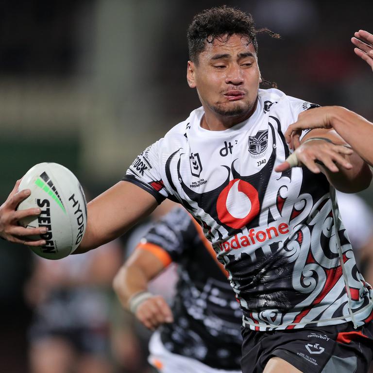 Eliesa Katoa of the Warriors was one of the most impressive rookies of 2020. Picture: Matt King/Getty Images