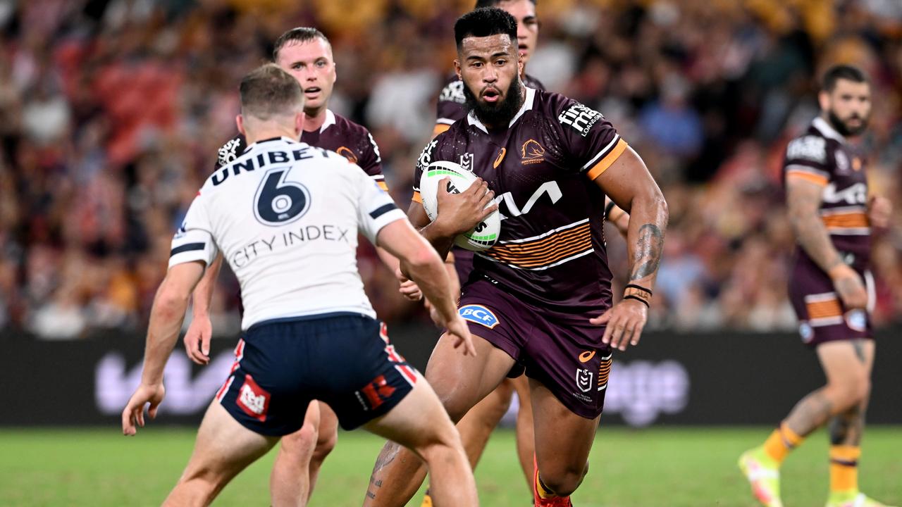 Payne Haas has reportedly requested to leave the Broncos. (Photo by Bradley Kanaris/Getty Images)