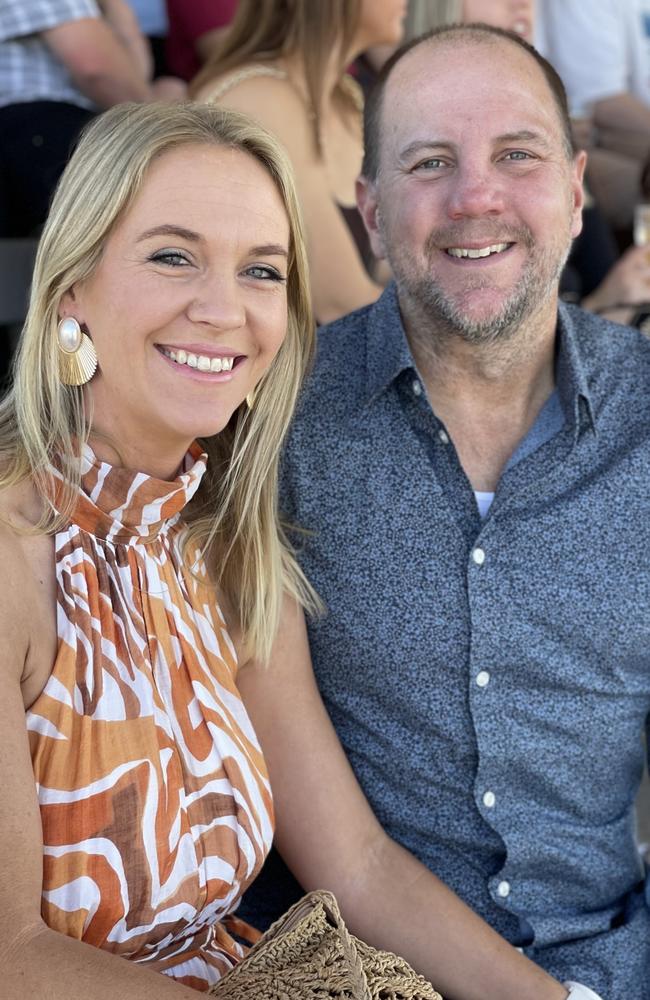 Charlotte and Tim Mercer at the Gympie Races on June 15, 2024.