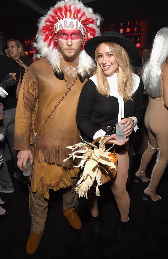 Jason Walsh and Hilary Duff attend the Casamigos party on Friday night.