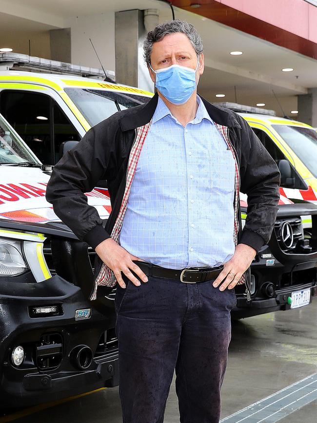 Professor Eugene Athan, Barwon Health’s infectious diseases chief. Picture: Alison Wynd