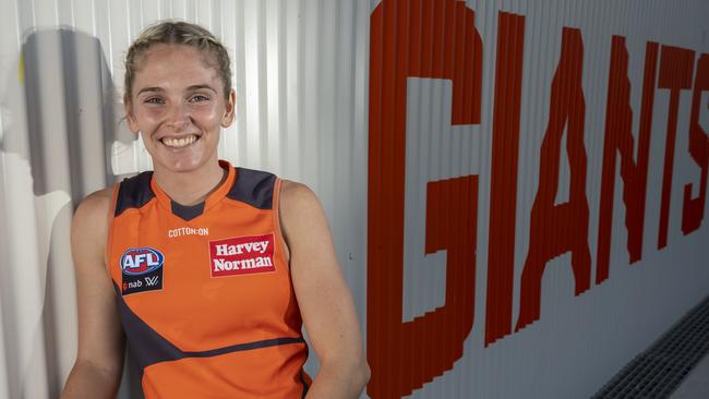 Lisa Steane, a teacher at Canley Heights, will be with the GWS Giants for the 2020 AFLW season. Pic: Matthew Vasilescu