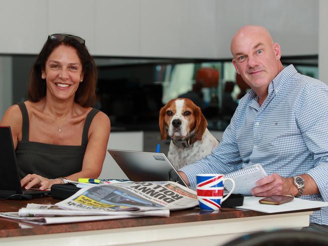 Journalist Matthew Benns, right, is bringing back his popular characters from Dangerous Liaisons. Picture: Justin Lloyd