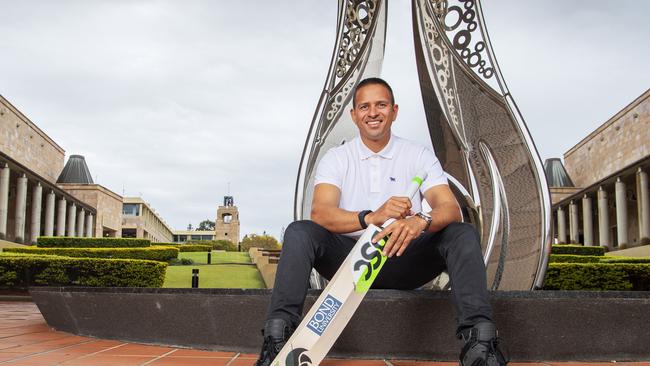 Australian cricketer Usman Khawaja will study an MBA at Bond University as he charts a post-sport career (Image courtesy Bond University)