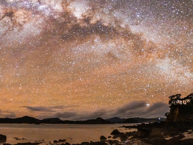 Great Barrier Island, New Zealand, has a Dark Sky certification. For Princess Cruises feature