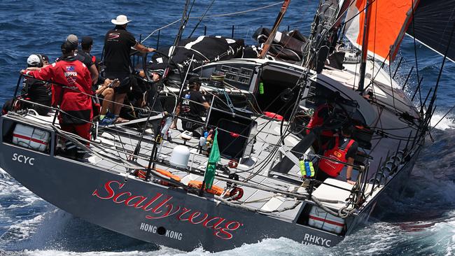 The Hong Kong yacht Scallywag is crewed by a predominantly Australian team based out of Sydney.