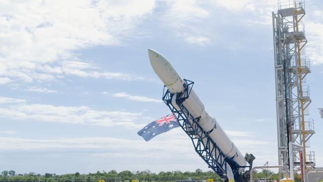 Gilmour Space Technologies Eris rocket launch window was delayed twice. Image: Supplied