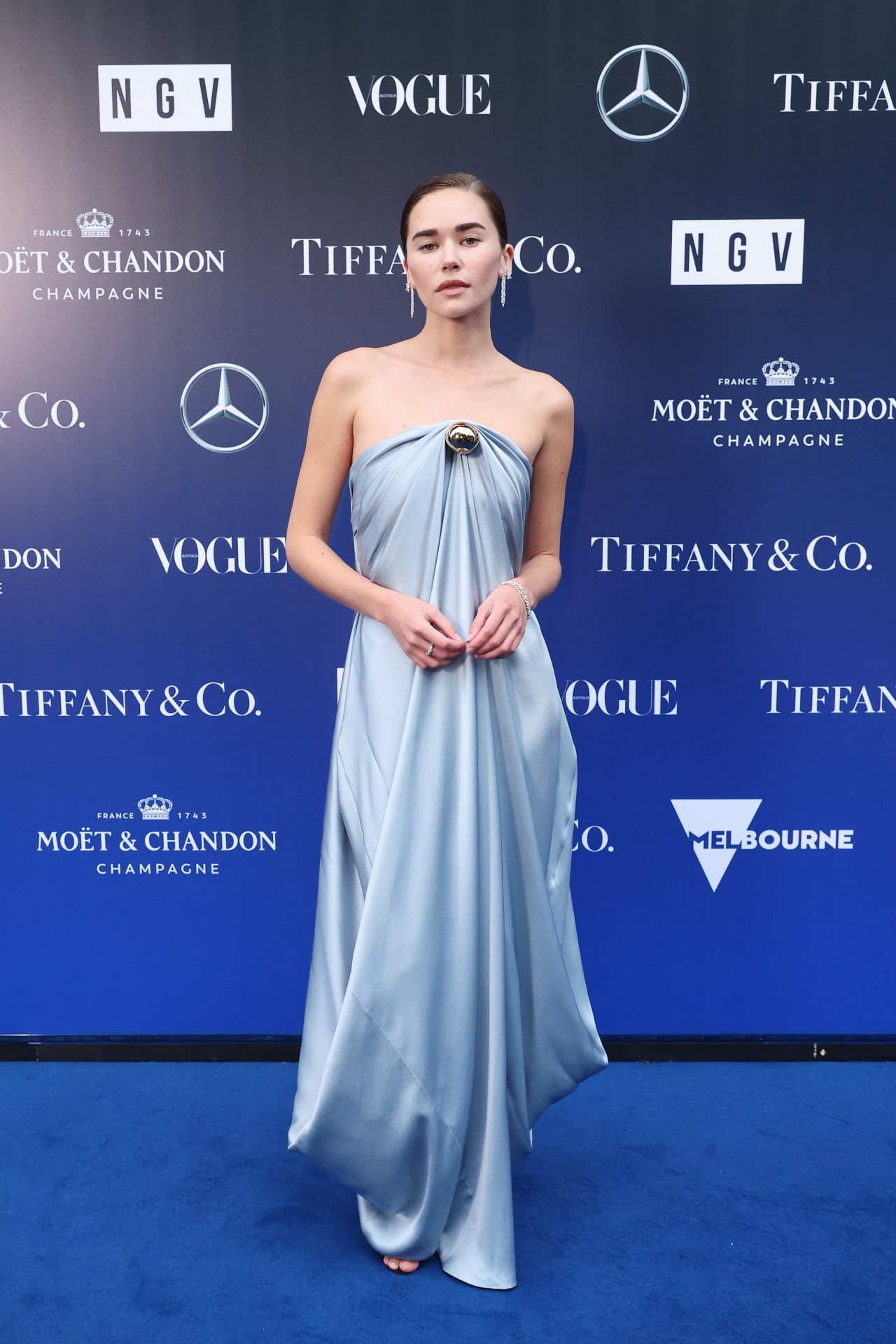 <p>Gabriella Brooks in Loewe and Tiffany &amp; Co.</p>