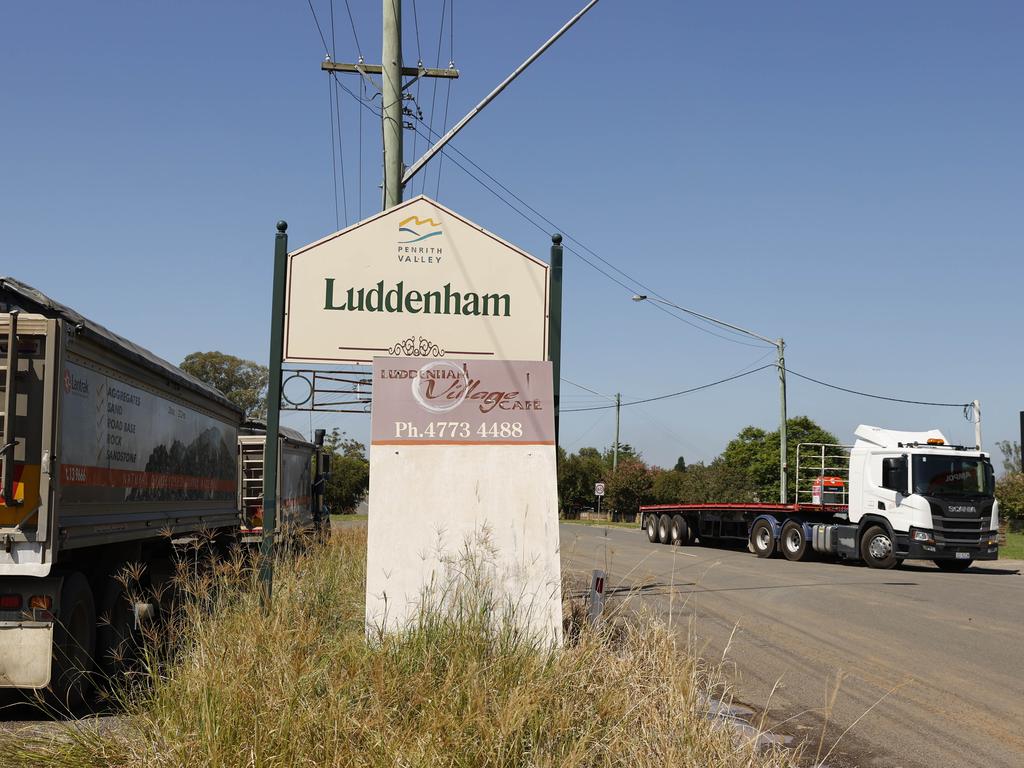 The main road through Luddenham.