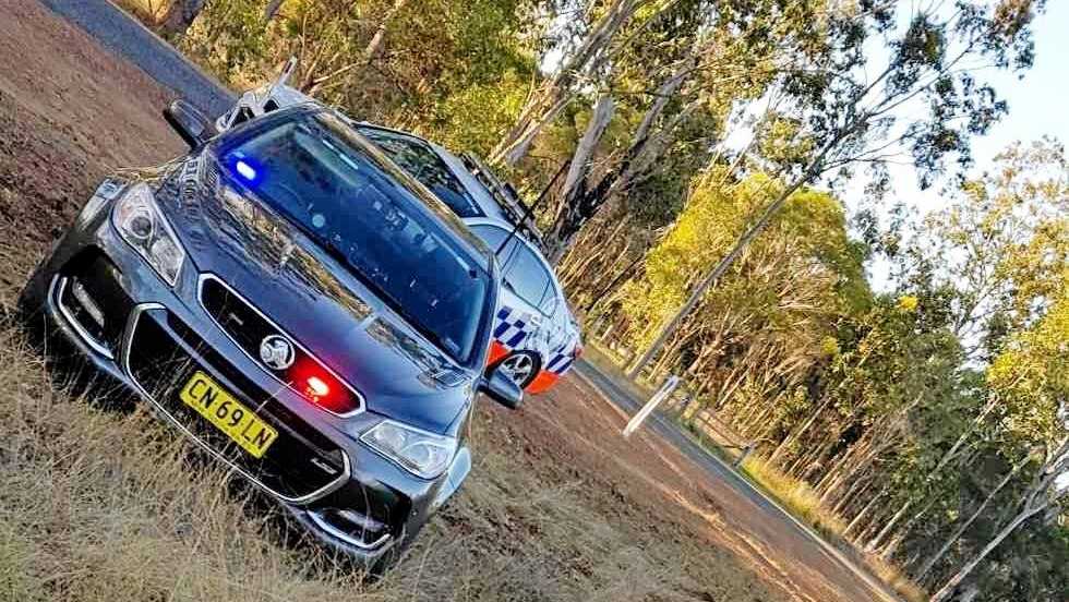 BUSTED: A Grafton man was arrested by Traffic and Highway Patrol officers on deployment to the region after failing to stop for police. Picture: NSW Police