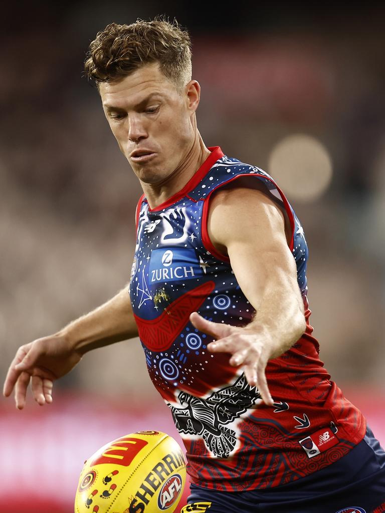 Jake Melksham has since had surgery on his hand. (Photo by Darrian Traynor/Getty Images)