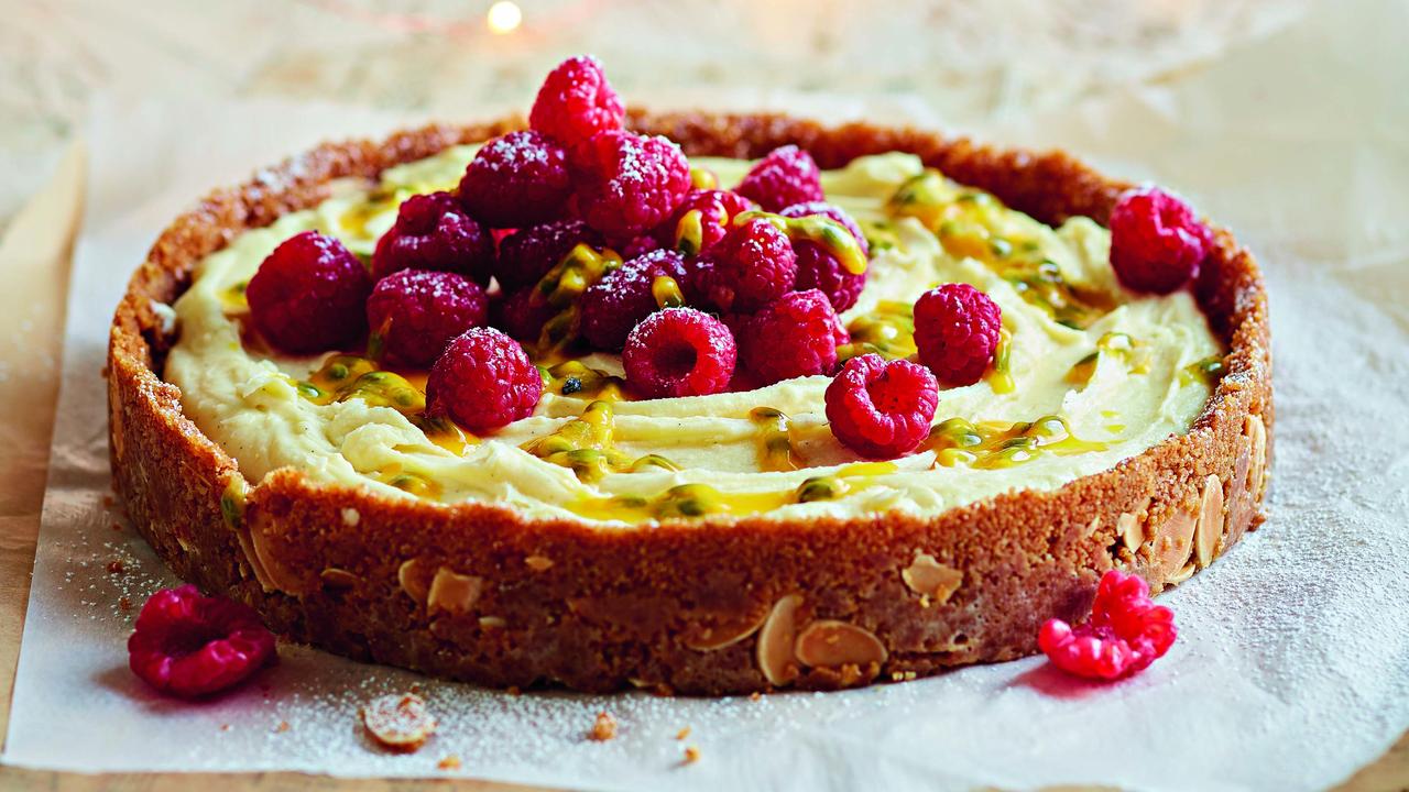 Raspberry & white chocolate tart | The Australian