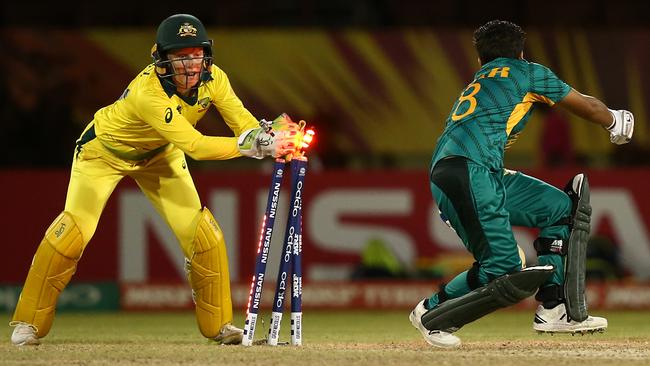 Healy has also been solid with the gloves. Pic: Getty Images