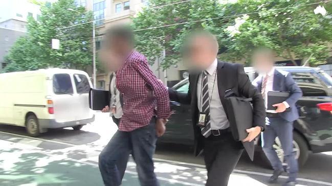 Victoria Police arrest a man in a counter terrorism operation in Melbourne