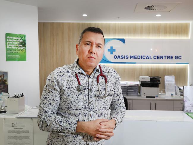 Dr Zebarjad said skyrocketing costs mean many clinics are facing possible bankruptcy. Picture: Glenn Hampson.