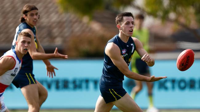 Xavier Lindsay. (Photo by Michael Willson/AFL Photos via Getty Images)