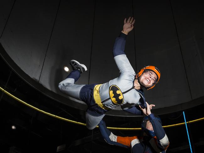 Penrith has a reputation as an adventure sports hub, incluiding the iFly indoor skydiving centre. Picture: Dylan Robinson