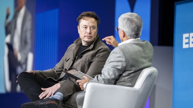 Elon Musk says Twitter, which he took over last year, has momentum, even in the face of new competition. Picture: WSJ