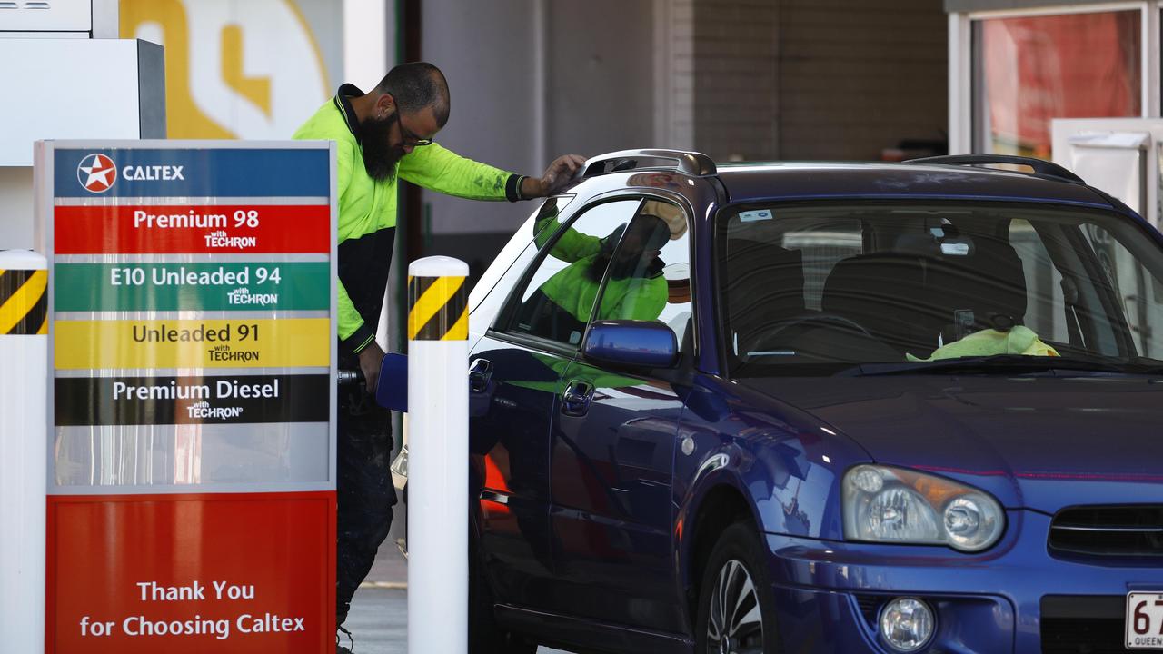 Underpinning the result, was a surge in petrol prices. Picture: NCA NewsWire/Tertius Pickard