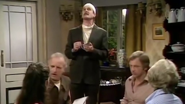 Fawlty Towers: “Don’t mention the war”