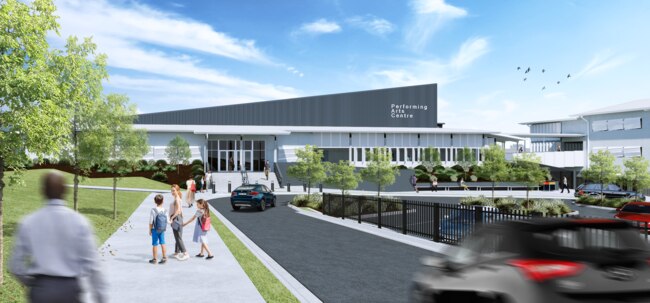 The proposed performing arts centre for Foxwell State Secondary College.