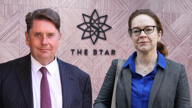 Former Star Entertainment CEO Matt Bekier and former legal counsel Paula Martin