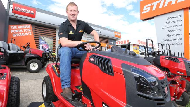 James Ross-Munro at his Nerang workplace. Picture: Glenn Hampson