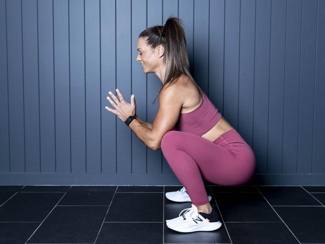 Squats are one of the “foundation movements” of any home workout, Jenna Louise said.