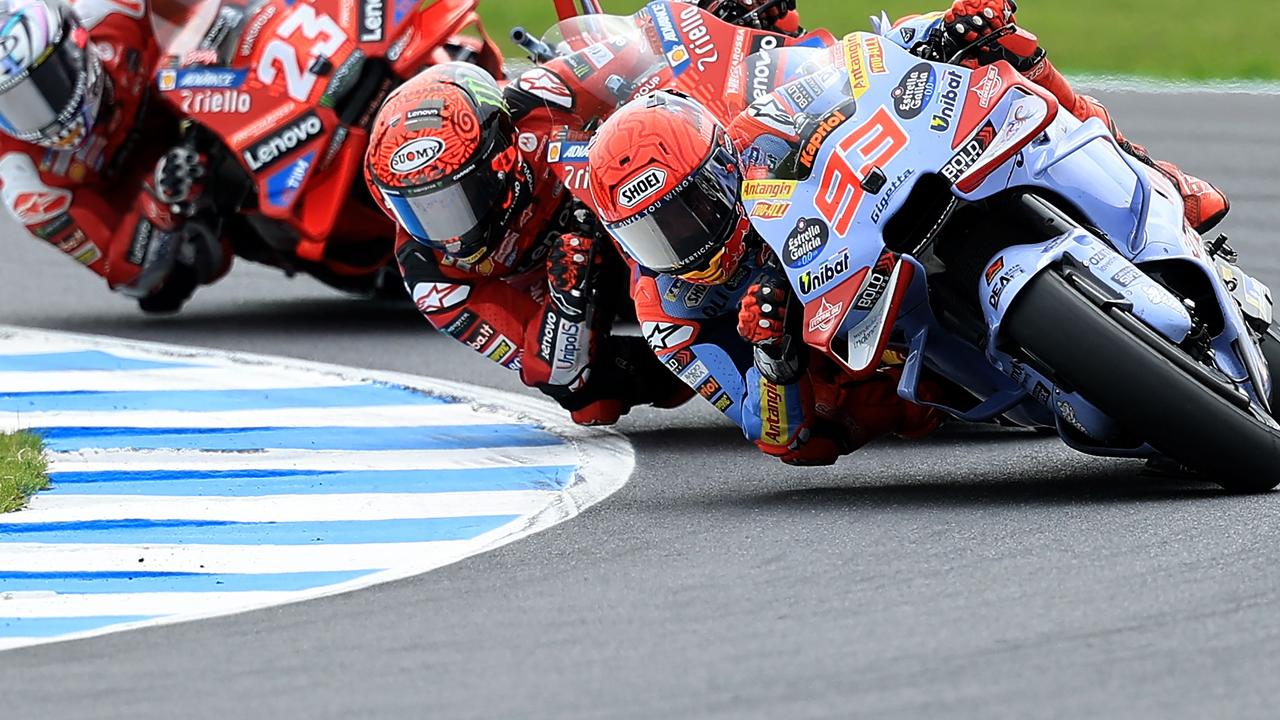 Australian MotoGP: Marquez makes light of disastrous start to stun Martin at Phillip Island