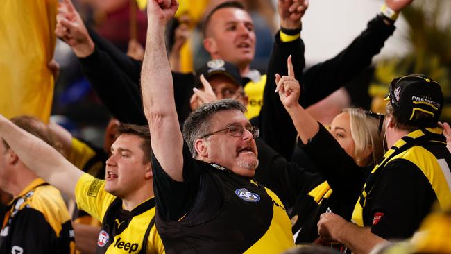 Richmond fans turned out in big numbers again in 2022. Picture: Michael Willson/AFL Photos via Getty Images