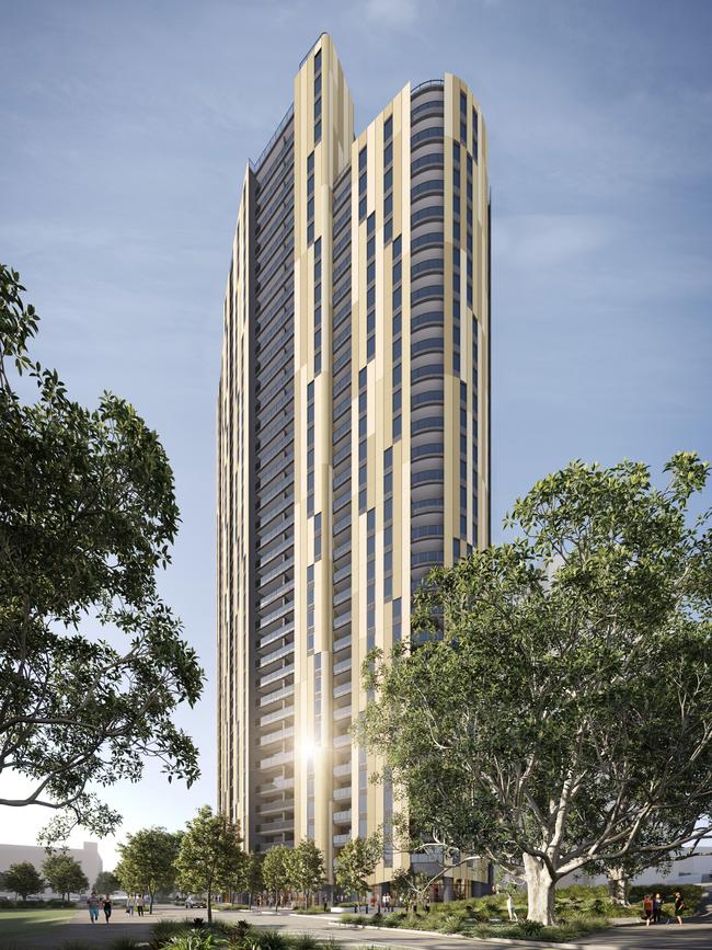 The 37-level tower to be built in Bowen Hills. Photo: Supplied.