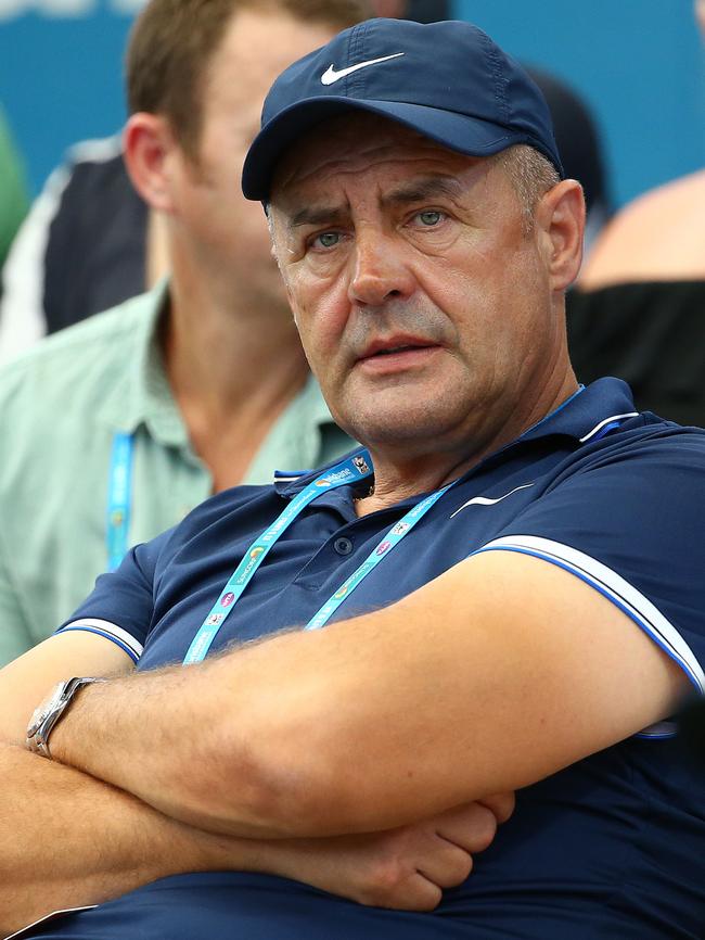 John Tomic says he’s ashamed at his son’s approach to the sport. Picture: Liam Kidston.