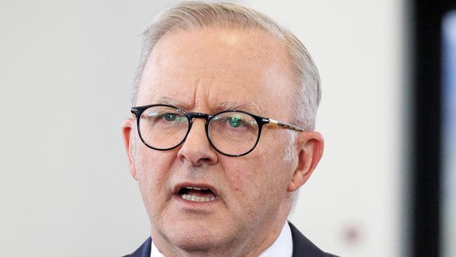 MELBOURNE, AUSTRALIA - NewsWire Photos - January 30, 2025:  Australian Prime Minister Anthony Albanese and Victorian Premier Jacinta Allan visit Boronia Heights Primary and hold a press conference.Picture: NewsWire / David Geraghty