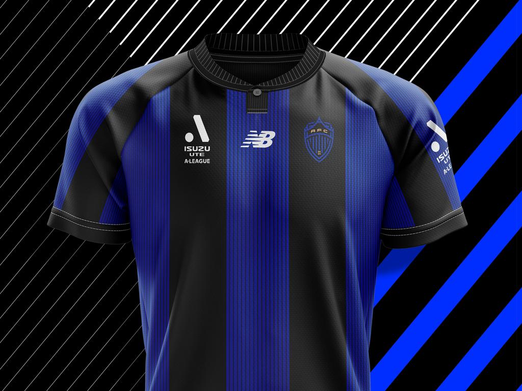 Auckland FC team playing kit  for new A-League team