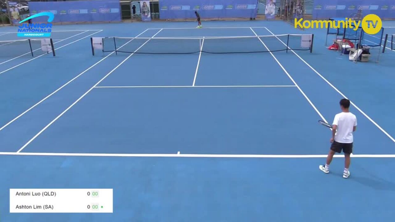 Replay: Antoni Luo (QLD) v Ashton Lim (SA) - 2024 Australian Junior Hardcourt Championships Day 2 - Court 3