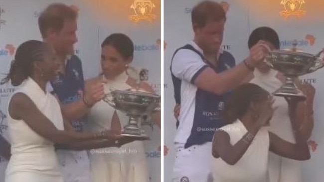 Prince Harry and Meghan Markle attend polo match in Florida.