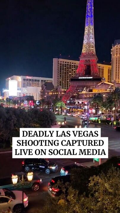 Deadly Las Vegas shooting broadcast live on social media