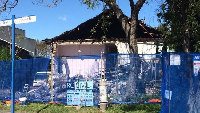 The Federation-style house at 118 Duntroon St that was demolished in the wake of the heritage study. Picture: Supplied