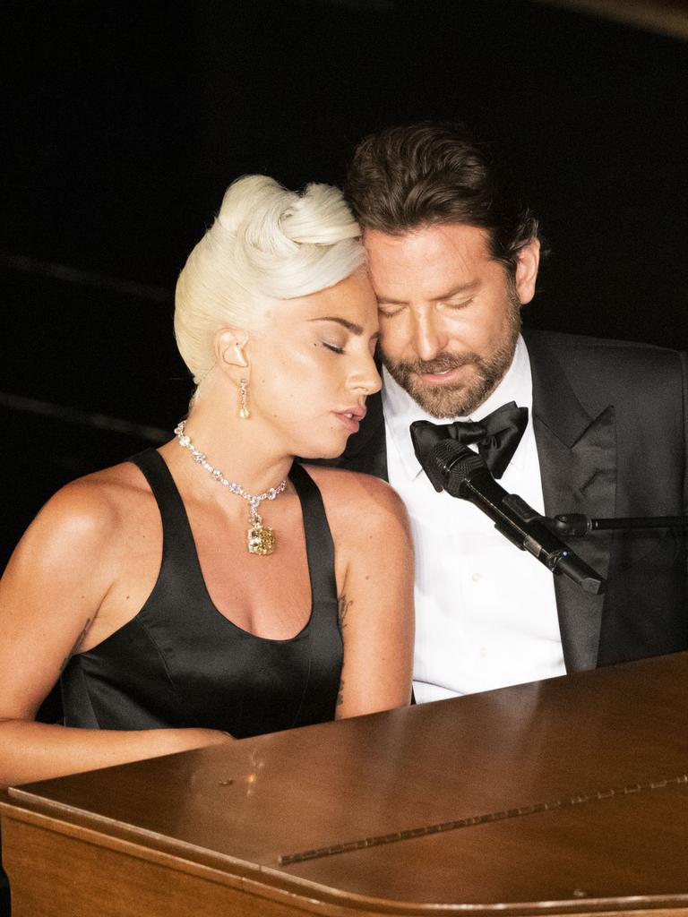 Lady Gaga and Bradley Cooper’s duet raised plenty of eyebrows. Picture: Ed Herrera via Getty Images