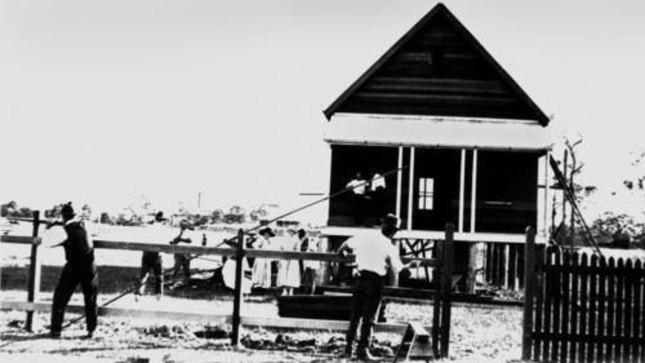 Granville Baptist Church Under Construction, ca. 1920. A glimpse of the community’s dedication to building places of worship. Source: Unknown