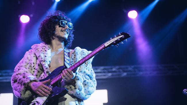 Sticky Fingers' frontman Dylan Frost at Splendour in the Grass 2016. Picture: Supplied