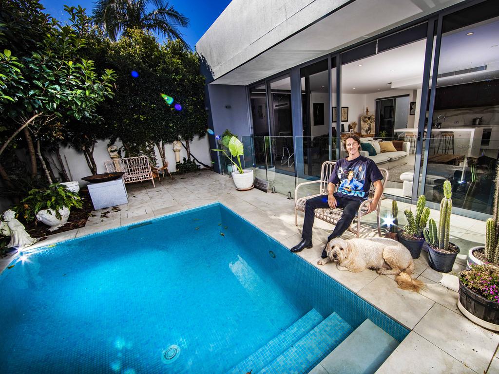 Swimmer Cameron McEvoy is listing his Isle of Capri home for sale and will accept Bitcoin as payment. Picture: NIGEL HALLETT