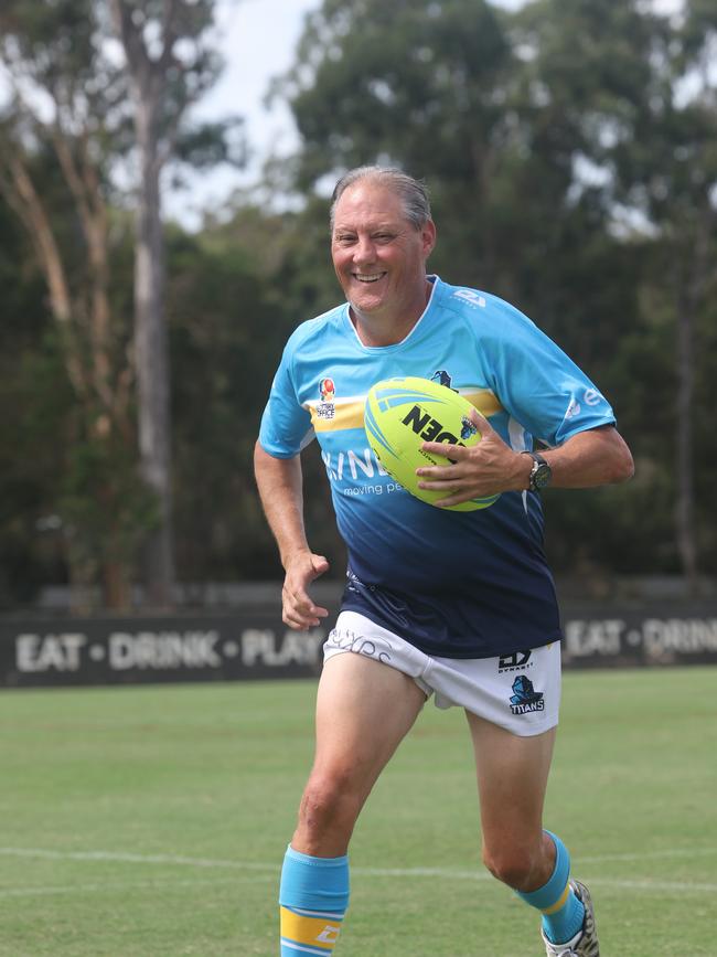 The Titans leagueability stalwart Dean Clark 54 is finally hanging up the boots this weekend. Picture Glenn Hampson