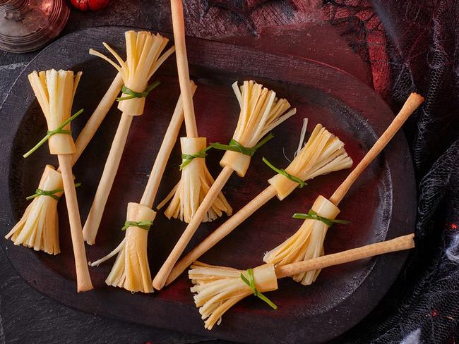 Cheesy broomsticks.