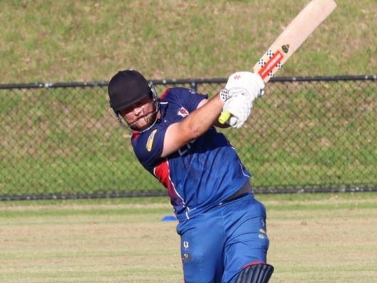 Aiden McKenna batting for Long Island. Picture: Laurie Hall