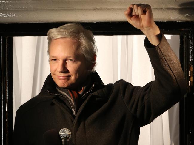 Determined ... Julian Assange has been holed up at the Ecuadorean Embassy in London since June 2012.