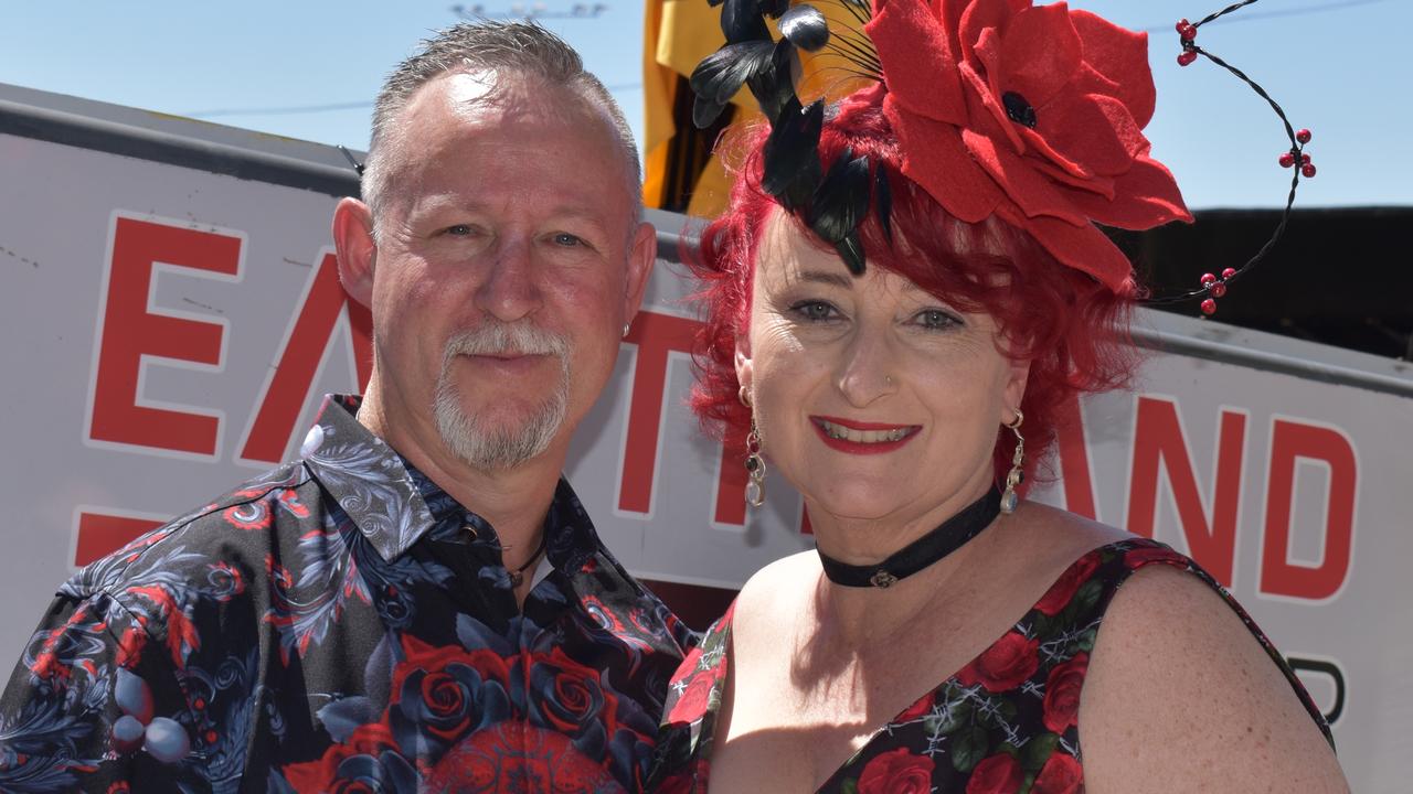 Graham Vincent and Meredith Vincent at the Gympie Times Ladies Race Day 2021. Photo: Elizabeth Neil